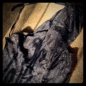 BCBGeneration Black One Shoulder Dress